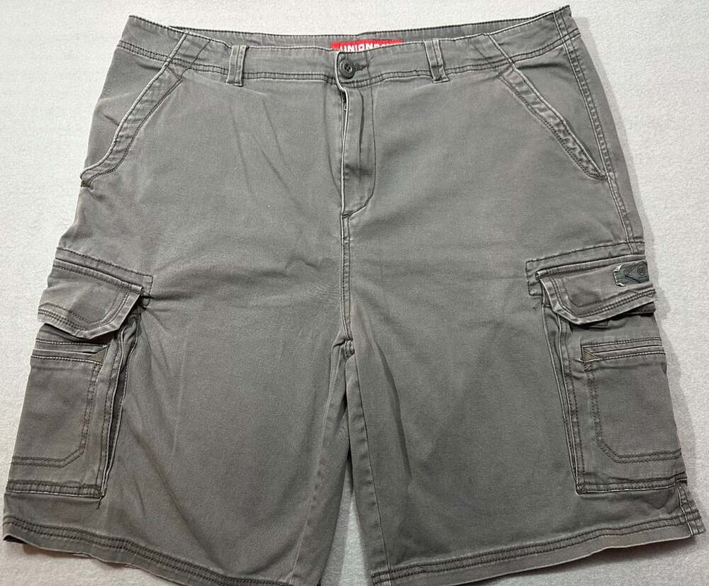 Unionbay Men's Gray Cargo Shorts Size 42
